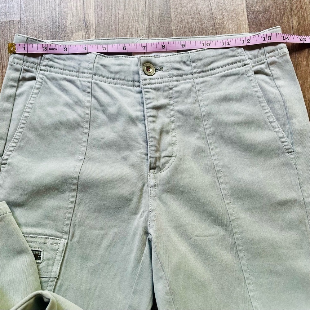 By Anthropologie Green Utility Pants Size 25 Petite - Picture 6 of 9